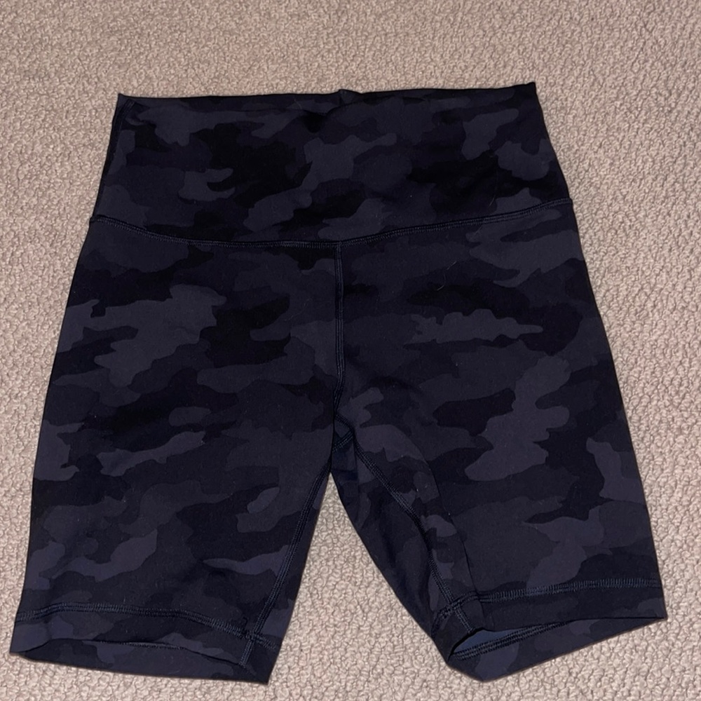 Lululemon Camo Biker Shorts